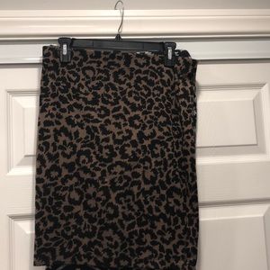 Pencil skirt cheeta